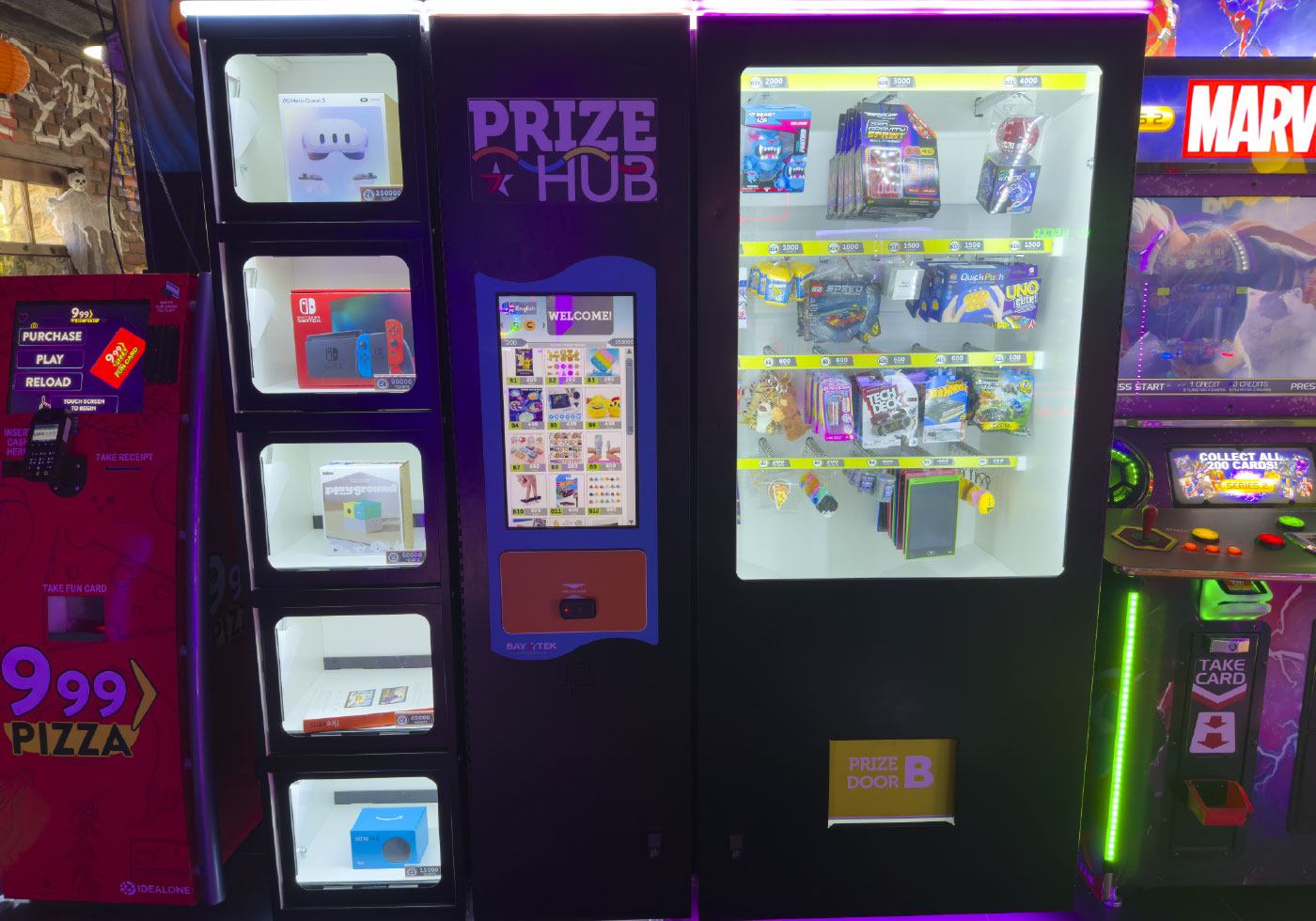 Prize Hub at 999 Arcade in Old Town Camarillo