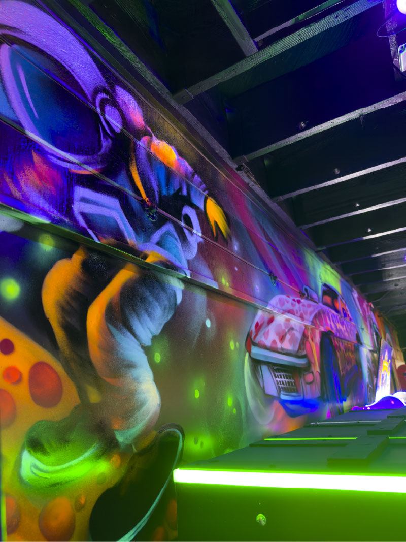 Wall art at 999 Arcade in Old Town Camarillo