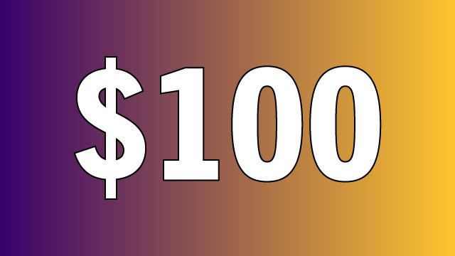 $100 arcade card package